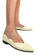 BALERINI GALBENI PIELE NATURALA 3S7718
