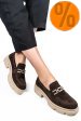 Mocasini maro piele naturala intoarsa 1s776391
