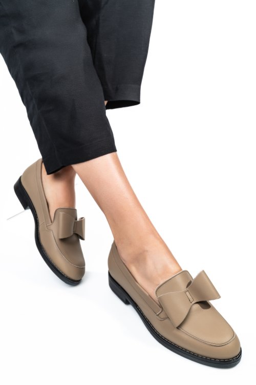 Mocasini maro inchis piele naturala 2s77110