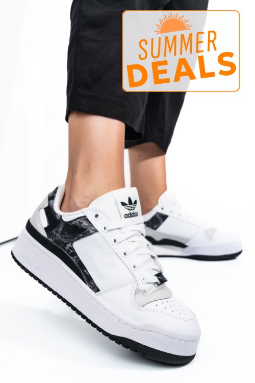 Adidas forum bold w, pantofi sport white
