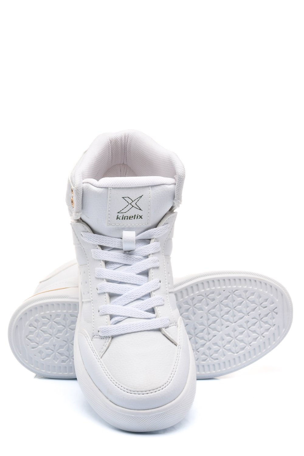 KINETIX, PANTOFI SPORT INALTI WHITE GLESA-HI