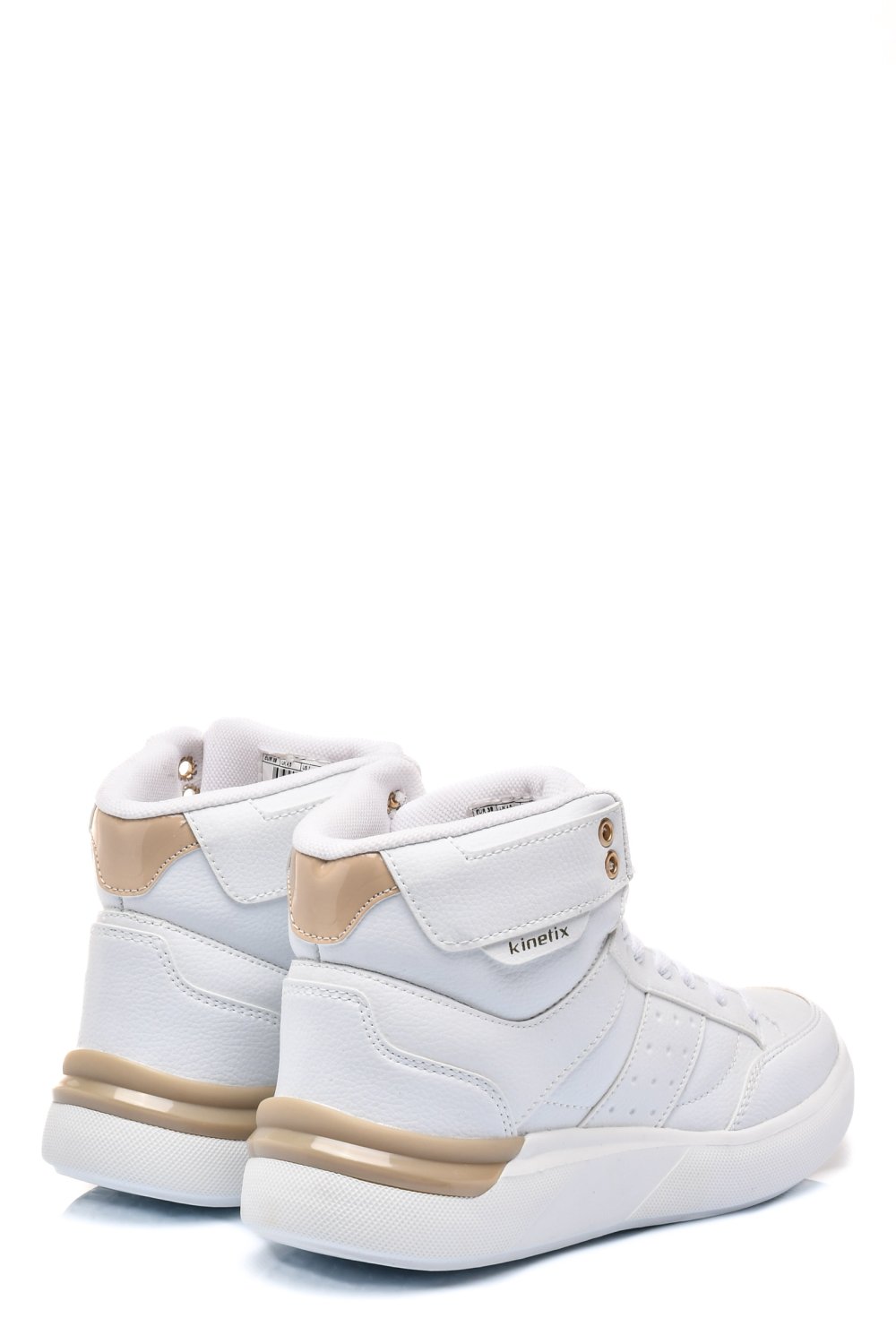 KINETIX, PANTOFI SPORT INALTI WHITE GLESA-HI