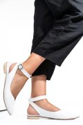 BALERINI ALBI PIELE NATURALA 3S7716
