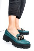 MOCASINI VERZI PIELE NATURALA 2S7723