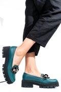 MOCASINI VERZI PIELE NATURALA 2S7723