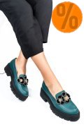 MOCASINI VERZI PIELE NATURALA 2S7723