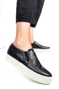 ESPADRILE NEGRE CRO PIELE NATURALA CLE102457