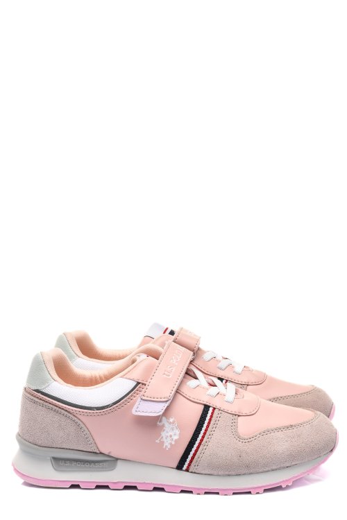 U.s. polo assn, pantofi sport copii pink kopza