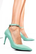 PANTOFI VERZI PIELE NATURALA 1S77754