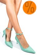 PANTOFI VERZI PIELE NATURALA 1S77754