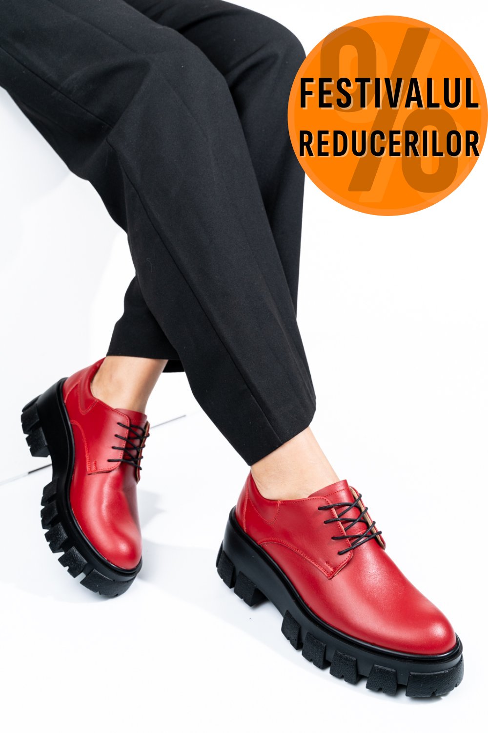 PANTOFI VISINII PIELE NATURALA 2S77080