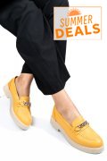 PANTOFI GALBENI PIELE NATURALA 2S7741604ANP