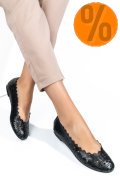 BALERINI NEGRI PIELE NATURALA DE8502P05
