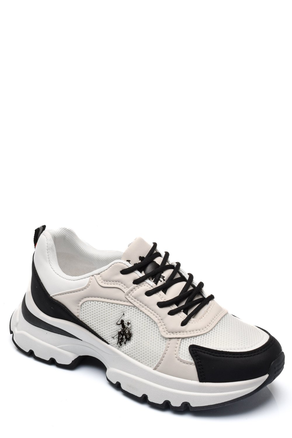U.S. POLO ASSN, PANTOFI SPORT BLACK WHITE LEAH
