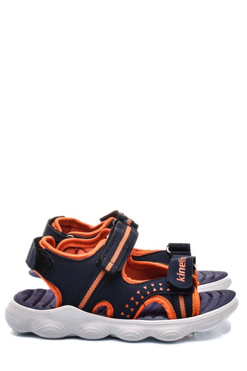 Kinetix, sandale copii navy orange funzo