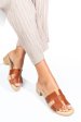 Papuci brown piele naturala htacco