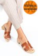 Papuci brown piele naturala htacco