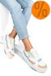 U.s. polo assn, pantofi sport beyge orange judy