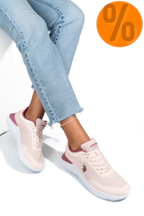U.s. polo assn, pantofi sport pink belfast