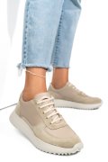 PANTOFI SPORT BEJ PIELE NATURALA 4S7754