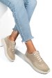 Pantofi sport bej piele naturala 4s7754