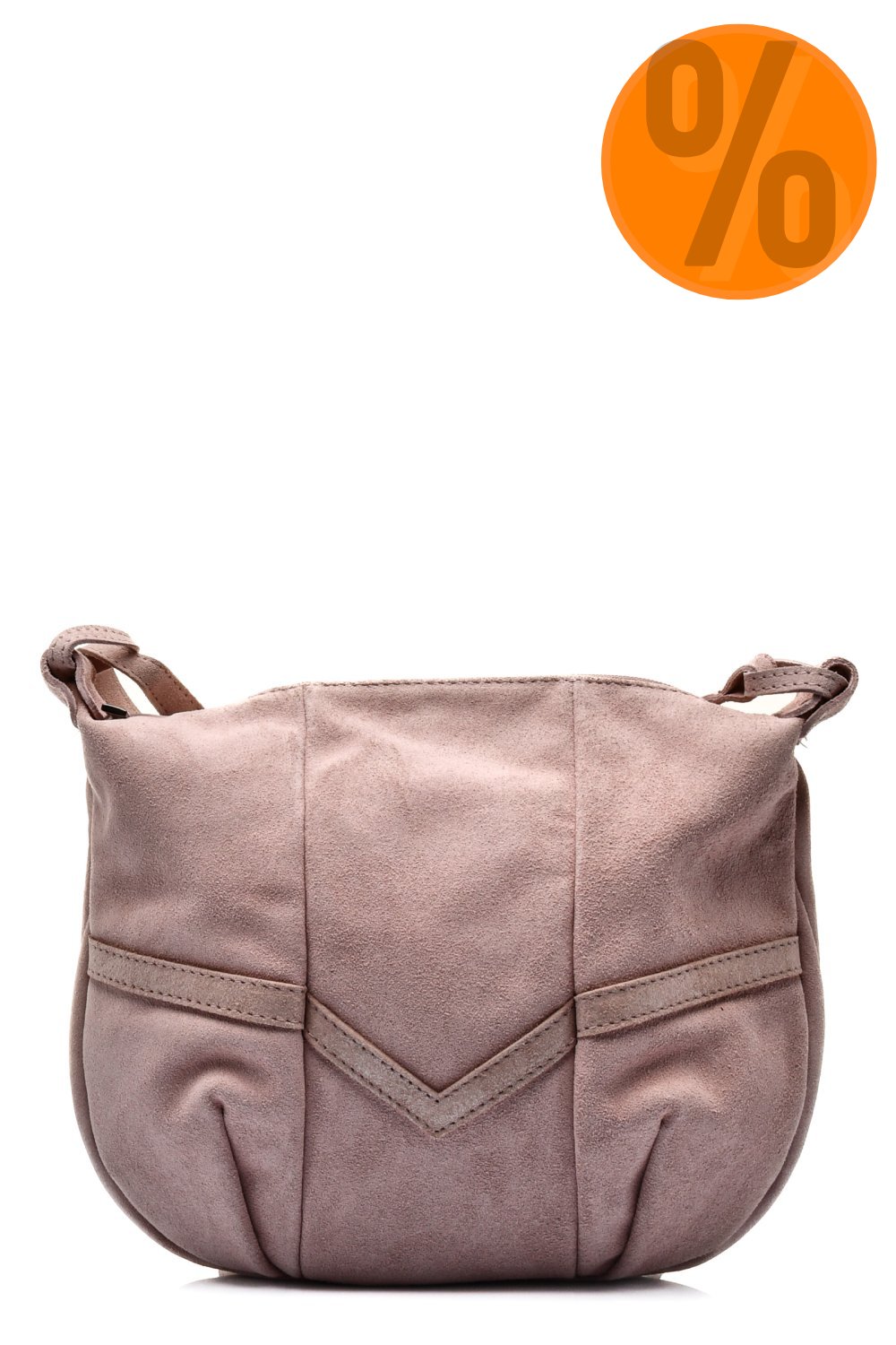 GEANTA ROZ PIELE NATURALA INTOARSA 07263