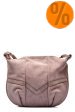 Geanta roz piele naturala intoarsa 07263