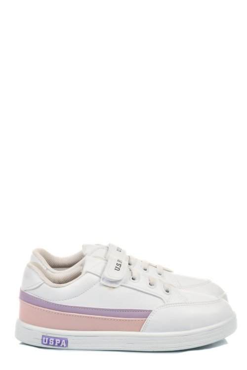 U.s. polo assn, pantofi sport copii white pink jamal-3fx