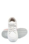 U.S. POLO ASSN, PANTOFI SPORT COPII WHITE PINK JAMAL-3FX