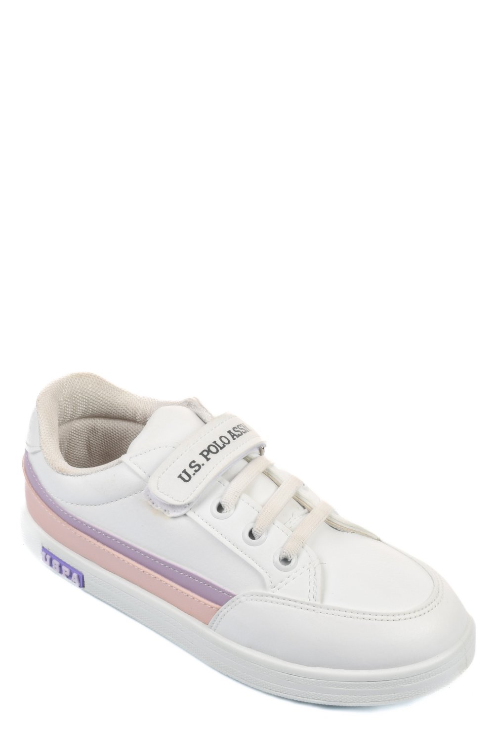 U.S. POLO ASSN, PANTOFI SPORT COPII WHITE PINK JAMAL-3FX