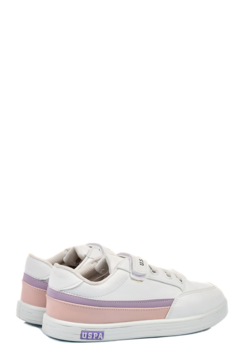 U.S. POLO ASSN, PANTOFI SPORT COPII WHITE PINK JAMAL-3FX