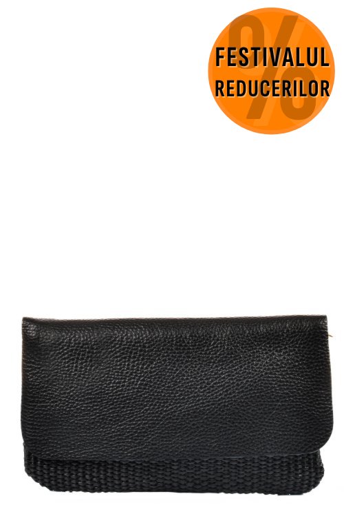Geanta neagra piele naturala bs3322