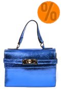 GEANTA ALBASTRA PIELE NATURALA 7031