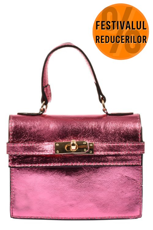Geanta rosie piele naturala 7031