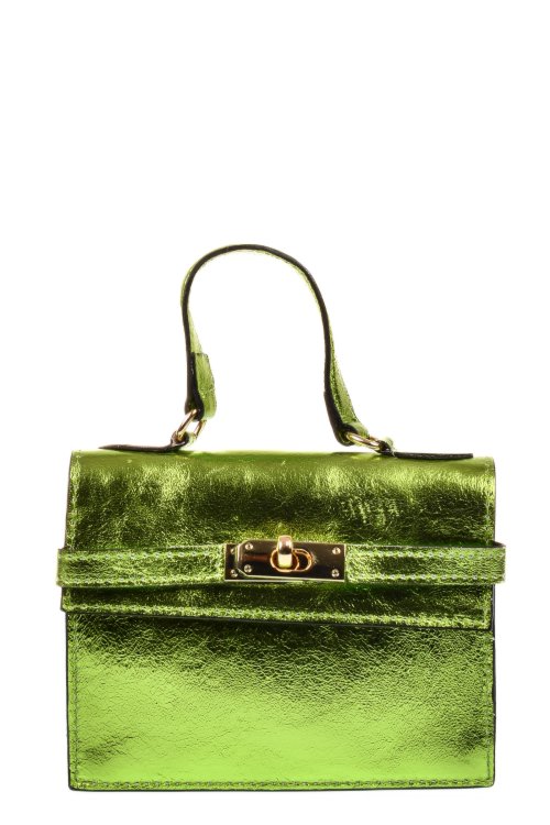 Geanta verde piele naturala 7031
