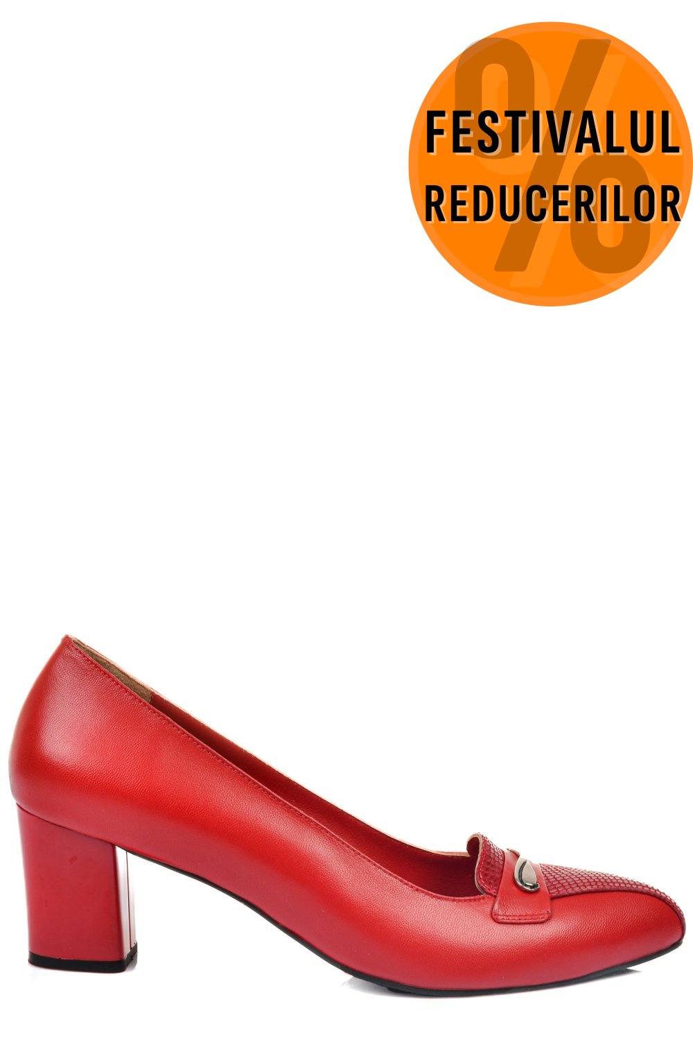 PANTOFI ROSII PIELE NATURALA 1S77624