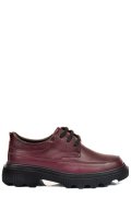 PANTOFI BORDO PIELE NATURALA 7S77156