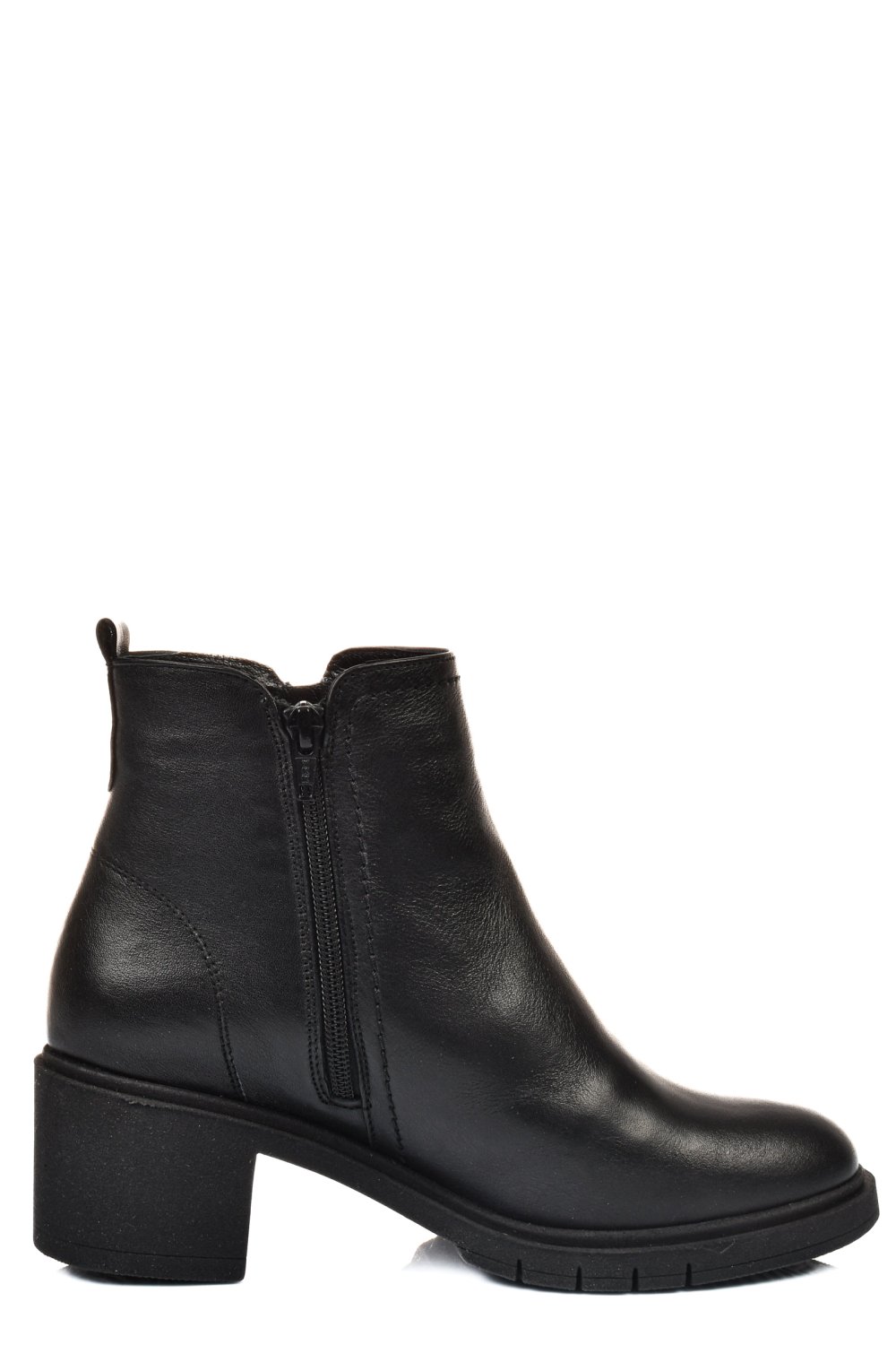 BOTINE FEMEI PIELE NATURALA NEGRE 2S7732-026NP