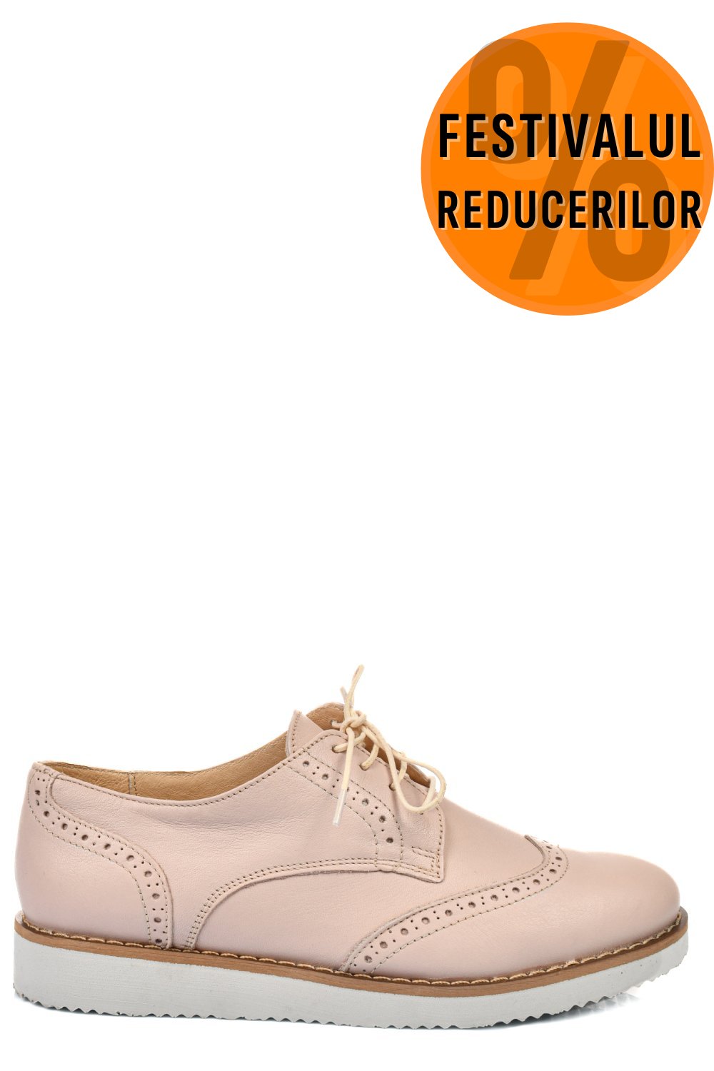 PANTOFI NUDE PIELE NATURALA TABITA