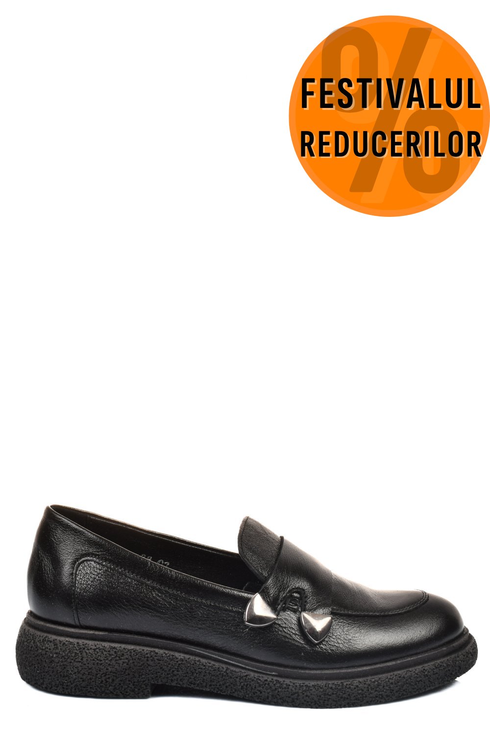 MOCASINI DAMA PIELE NATURALA NEGRI 4S7710