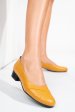 Pantofi mustar piele naturala 1s77250