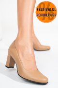 PANTOFI MARO DESCHIS PIELE NATURALA 1S77700