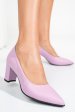 Pantofi mov piele naturala 1s77699