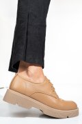 PANTOFI BEJ PIELE NATURALA 4S7759