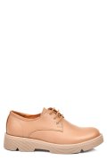 PANTOFI BEJ PIELE NATURALA 4S7759