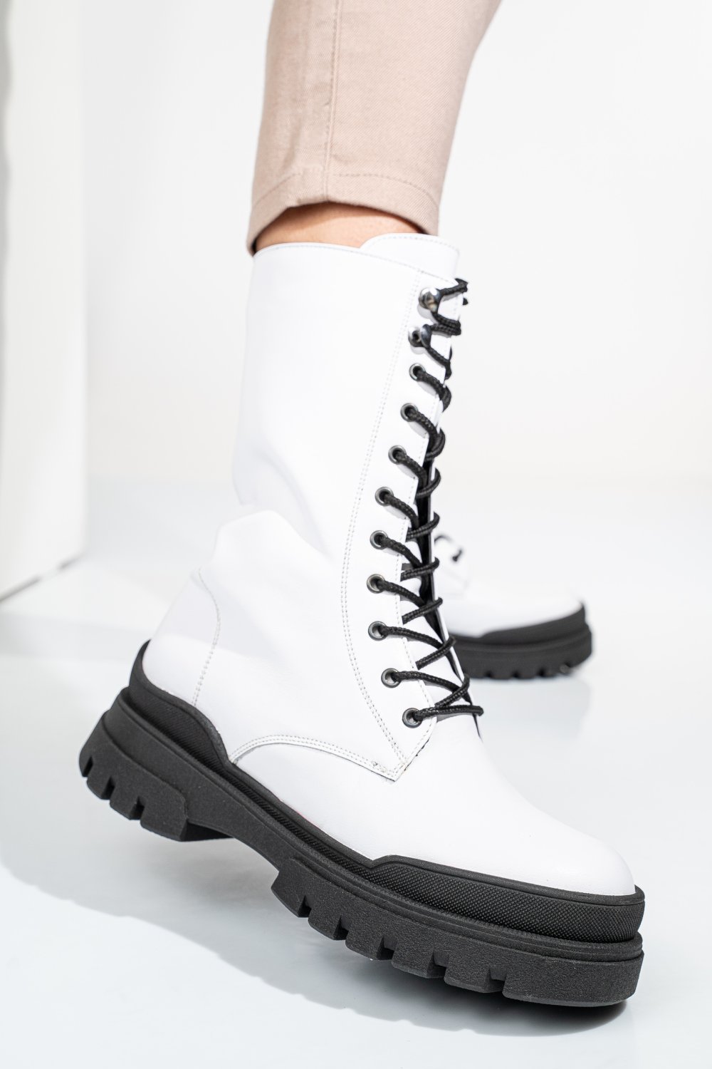 GHETE DAMA PIELE NATURALA GRI 2S7722837NP