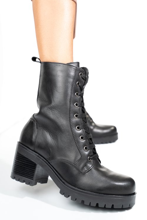 Botine negre piele naturala 2s77si0050201