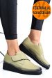 Pantofi olive piele naturala apck2265