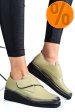 Pantofi olive piele naturala apck2265