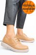 Pantofi bej piele naturala 4s7758